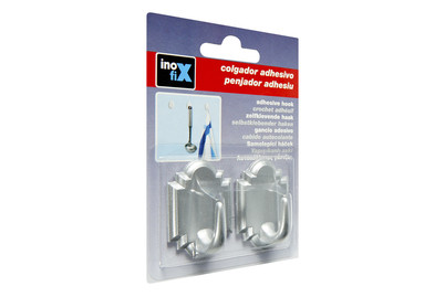 Image of Klebehaken matt chrome 2st Inofix bei JUMBO