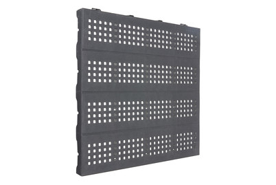 Image of Perforierte Platte 40 × 40 cm anthrazit bei JUMBO