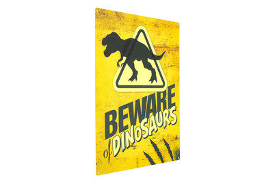 Image of Metall Schild 30x40 Dinosaurs bei JUMBO