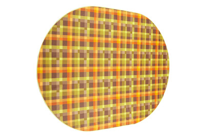 Image of Deco Tischtuch Arabella oval Mehrfarbig Kariert bei JUMBO