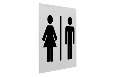 Image of "Schild ""Wc"" (M/F)" bei JUMBO