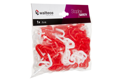 Image of Absperrkette, Rot/ Weiss, 5M bei JUMBO