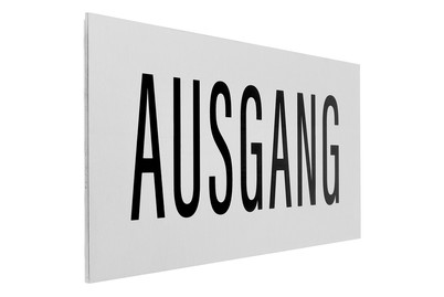 Image of "Schild - ""Ausgang"" DE" bei JUMBO