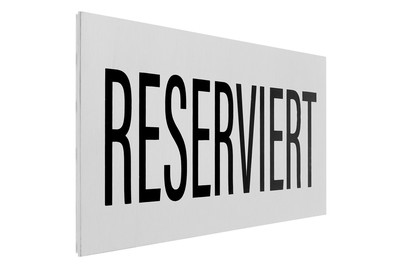 Image of "Schild - ""Reserviert"" DE" bei JUMBO
