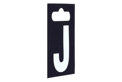 Image of Aufkleber - Buchstabe - J, Weiss bei JUMBO