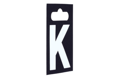 Image of Aufkleber - Buchstabe - K, Weiss bei JUMBO