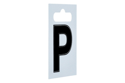 Image of Aufkleber - Buchstabe Schwarz - P bei JUMBO