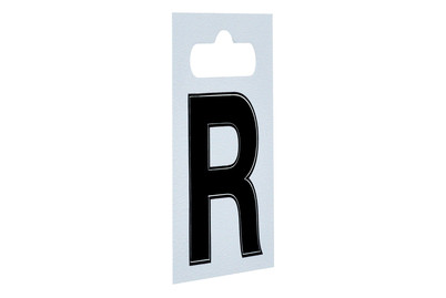 Image of Aufkleber - Buchstabe Schwarz - R bei JUMBO