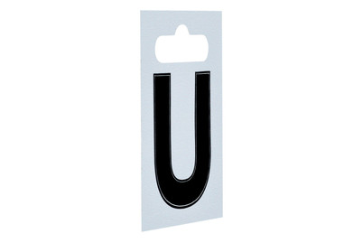 Image of Aufkleber - Buchstabe Schwarz - U bei JUMBO