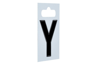 Image of Aufkleber - Buchstabe Schwarz - Y bei JUMBO