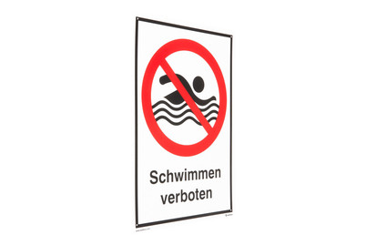 Image of "Schild -""Schwimmen Verboten"" DE" bei JUMBO