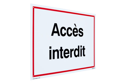 Image of "Schild -""Betreten Verboten"" FR" bei JUMBO