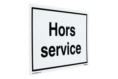 Image of Schild-ausser Betrieb Fr bei JUMBO