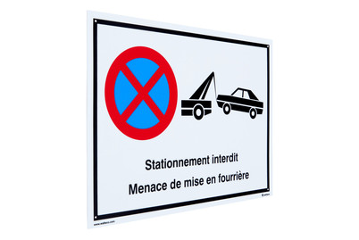 Image of Schild-widerrechtlich Geparkte Fahrz bei JUMBO