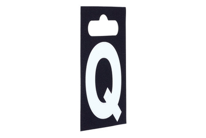 Image of Aufkleber - Buchstabe - Q, Weiss bei JUMBO