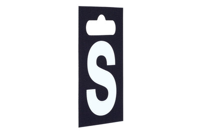 Image of Aufkleber - Buchstabe - S, Weiss bei JUMBO