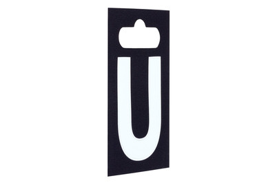 Image of Aufkleber - Buchstabe - U, Weiss bei JUMBO