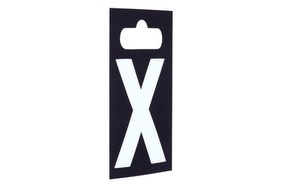 Image of Aufkleber - Buchstabe - X, Weiss bei JUMBO