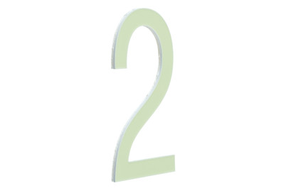 Image of "Hausnummer ""2"", Nachleuchtend" bei JUMBO