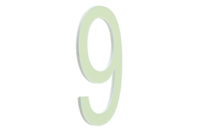 Image of "Hausnummer ""9"", Nachleuchtend " bei JUMBO