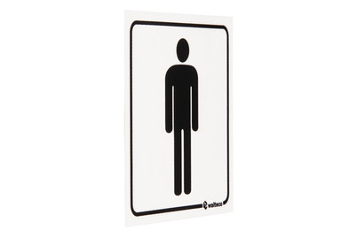 Image of Aufkleber - WC (M) bei JUMBO