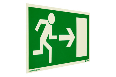 Image of Schild-Fluchtweg Rechts bei JUMBO