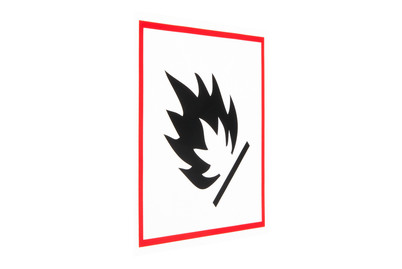 Image of Aufkleber GHS 02 Gefahrensymbol Flamme bei JUMBO