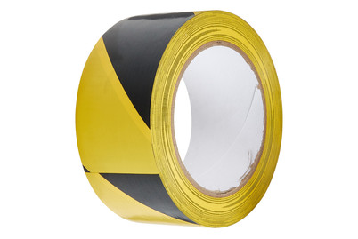 Image of Markierungsband gelb/schwarz-50mmx30m