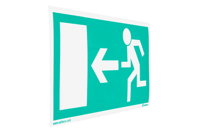 Image of Aufkleber - Fluchtweg Rechts bei JUMBO