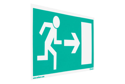 Image of Aufkleber - Fluchtweg Links bei JUMBO