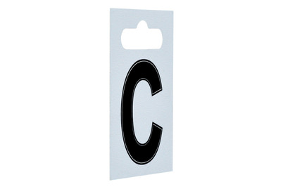 Image of Aufkleber - Buchstabe Schwarz - C bei JUMBO