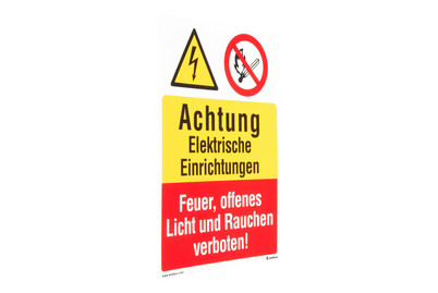 Image of Schild-achtung Elektrische Einrichtun