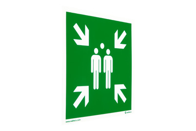 Image of Schild-Sammelstelle Fr bei JUMBO