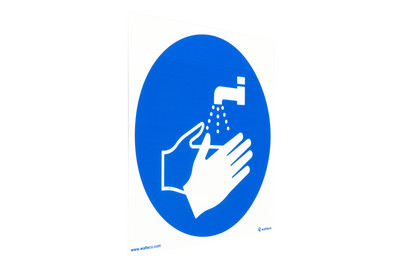 Image of Schild-Bitte Die Hände Waschen. 150mm bei JUMBO