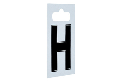 Image of Aufkleber - Buchstabe Schwarz - H bei JUMBO