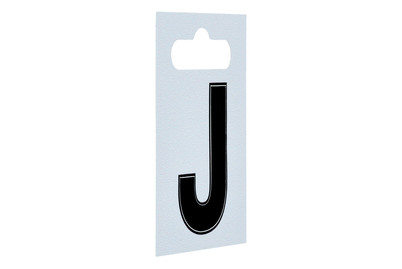 Image of Aufkleber - Buchstabe Schwarz - J bei JUMBO