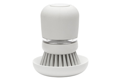 Image of Brabantia Spülbürste mit Seifenspender hellgrau bei JUMBO