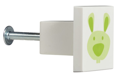 Image of Möbelknöpf Häschen. 30x30mm bei JUMBO