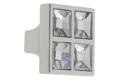 Image of Möbelknopf Chrom Kristall bei JUMBO