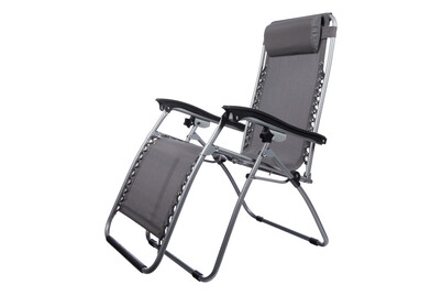 Image of Home and More Relaxstuhl Sevilla Grau bei JUMBO