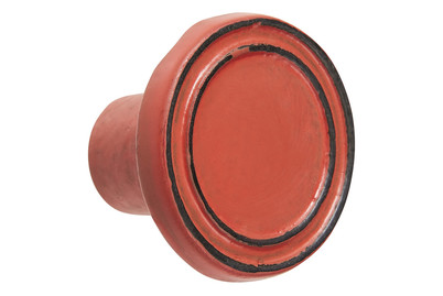Image of Garderobenknopf rund metall orange bei JUMBO