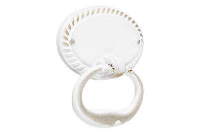 Image of Garderobengriff weiss und bronze bei JUMBO