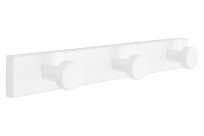 Image of Wandgarderobe, Weiss, 3 Haken Weiss bei JUMBO
