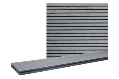 Image of Terrassendiele HPC Silver Grey 2200x160x25mm bei JUMBO