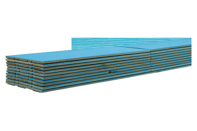 Image of Selbstklebender Holz-Wandbelag C16-Himmelblau gebürstet bei JUMBO