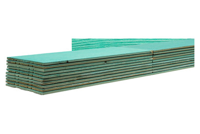 Image of Selbstklebender Holz-Wandbelag Laubgrün gebürstet C17-Laub Grün gebürstet bei JUMBO