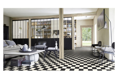 Image of CV Futura Karo Schwarz Weiss 200Cm/2.6Mm bei JUMBO