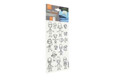 Image of Wall Sticker 15X26 CM Family