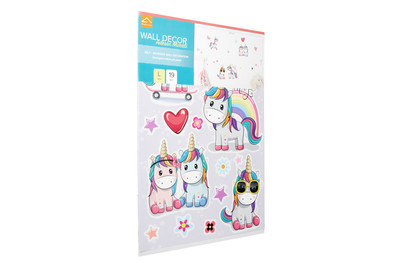 Image of Wallsticker 47X67 CM Colourful Unicorns bei JUMBO