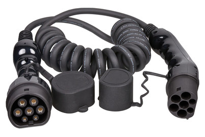 Image of Ladekabel für Elektrofahrzeuge T2T2 einziehbar bei JUMBO